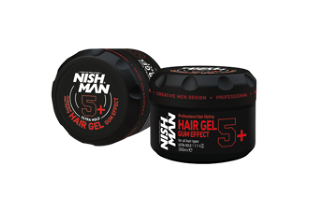 NISHMAN ULTRA HOLD HAIR STYLING GUMMY 5+ NEW  (300 ML) x 36