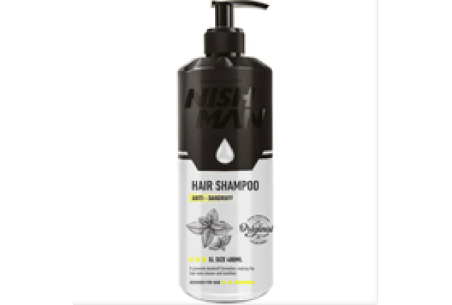 NISHMAN HAIR SHAMPOO ANTI-DANDRUFF (480 ML) x 24