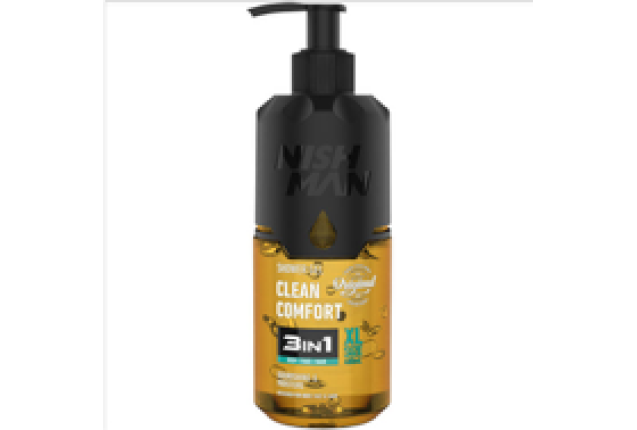 NISHMAN SHOWER GEL CLEAN COMFORT (480 ML) x 24
