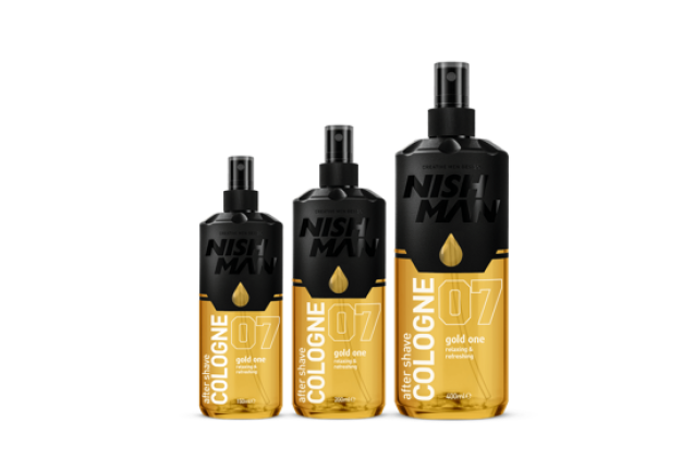 NISHMAN AFTER SHAVE COLOGNE 07 GOLD ONE (150 ML) x 48