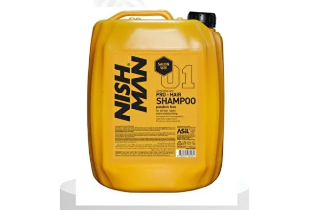 NISHMAN SALON SIZE HAIR SHAMPOO (5000ML) x 4