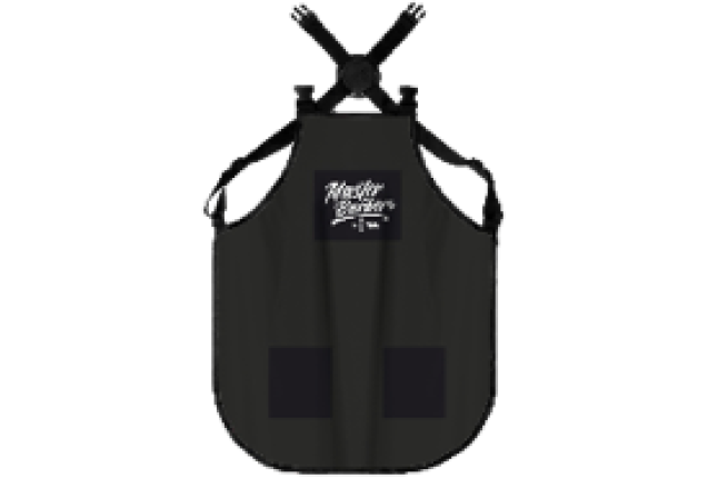NISHMAN BARBER CAPE BLACK x 24