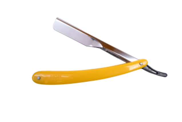 NISHMAN EASY USE STRAIGHT RAZOR YELLOW (CODE: 1044Y) x 100