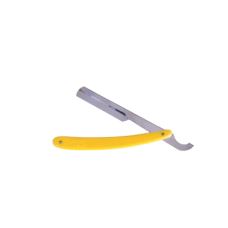 NISHMAN EASY USE STRAIGHT RAZOR YELLOW (