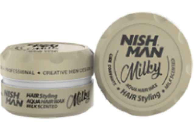 NISHMAN HAIR STYLING AQUA WAX MILKY (150ml) x 48