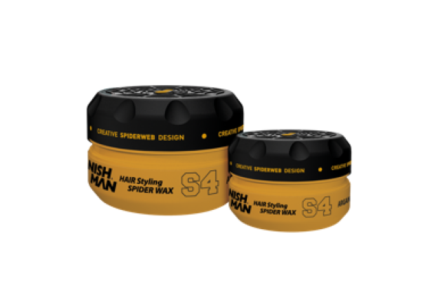 NISHMAN AQUA HAIR STYLING SPIDER WAX (ARGAN) // S4 (150ml) x 48