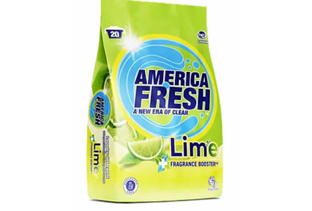 Powder Laundry Detergent He - Lime + Aroma Booster Fragrance (1.0kg) x 10