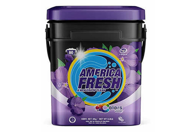 Powder Laundry Detergent He - Violet + Colors Bucket (4.0kg) 1