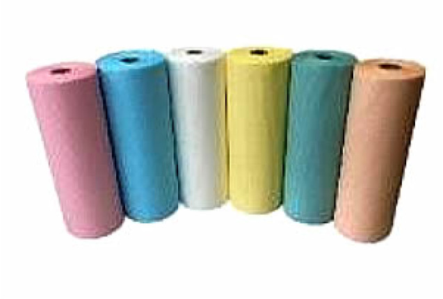 Dental Bibs on Rolls A/80 (54x80) - 5 Light Colors x 15