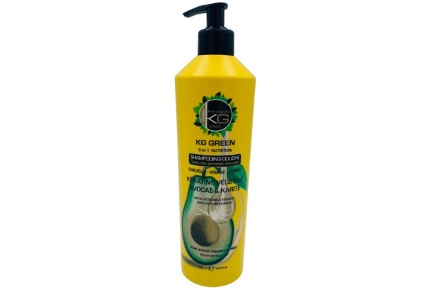 KG GREEN SHAMPOOING-DOUCHE  NUTRITION 3in 1 AVOCATAKARTTE  500ML