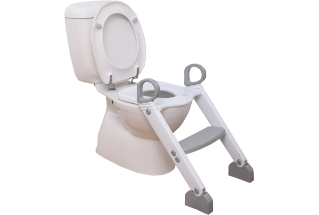 Dreambaby® Ladder Step-Up Toilet Trainer Grey / White x 8
