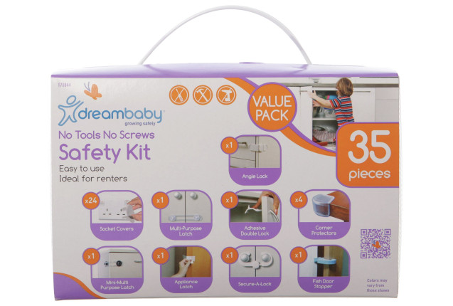 Dreambaby® No Tools No Screws Safety Kit UK x 6