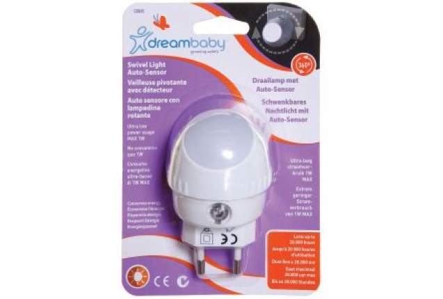 Dreambaby® Rotating Swivel Head EURO LED Sensor Night Light x 6