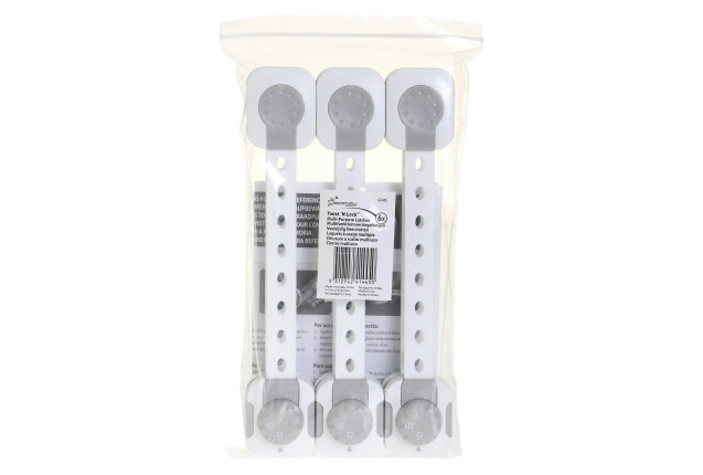 Dreambaby® Twist 'N Lock Multi-Purpose Latch - White/Grey 6 Pack x 6
