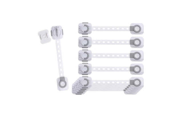 Dreambaby® 'Dial-It' Multi Purpose Strap Latches 10 Pack x 6