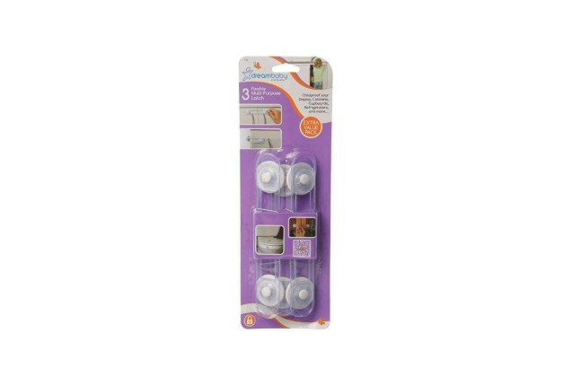 Dreambaby® Multi-Purpose Latch – Extra Value Pack 3 Pack x 6