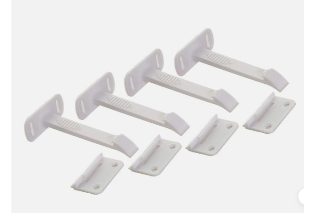 Dreambaby® Adhesive Safety Latches – Long 4 Pack x 6