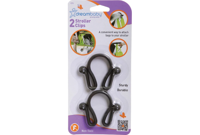 Dreambaby® Plastic Stroller Clips x 6