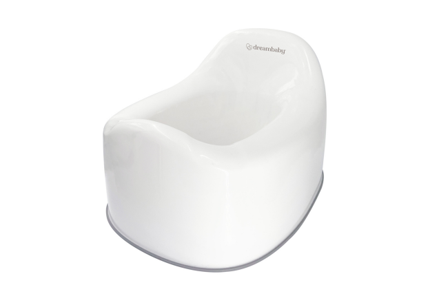 Dreambaby® First Stage Toddler Potty – White Grey Trim x 6