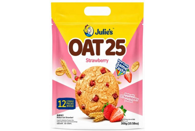 Julie's Oat 25 Strawberry (300g) x 12