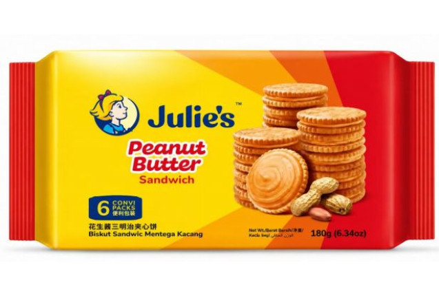 Julie's Peanut Butter Sandwich (180g) x 24