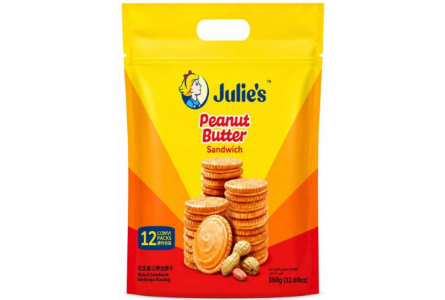 Julie's Peanut Butter Sandwich (360g) x 12