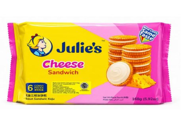 Julie's Cheese Sandwich (168g) x 24