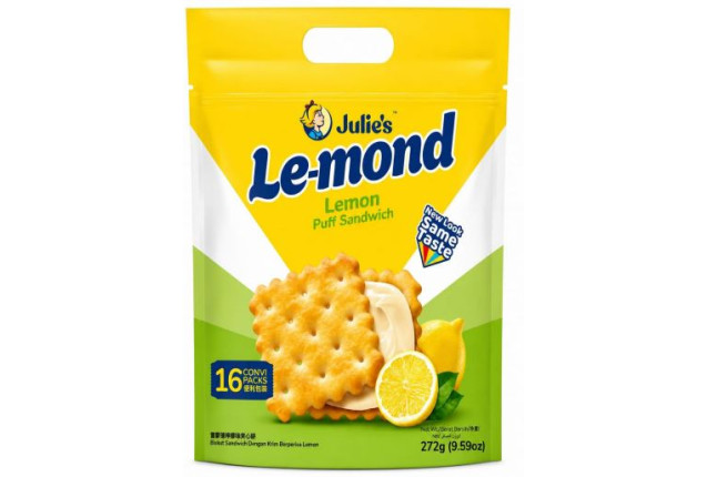 Julie's Le-mond Lemon Puff Sandwich (272g) x 12
