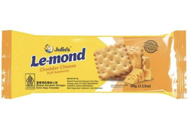 Julie's Le-mond Cheddar Cheese Puff Sandwich (89g) x 24