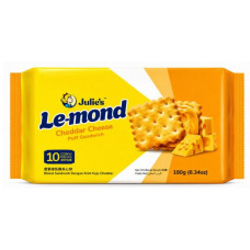 Julie's Le-mond Cheddar Cheese Puff Sandwich (180g) x 24 1
