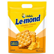 Julie's Le-mond Cheddar Cheese Puff Sandwich (289g) x 12