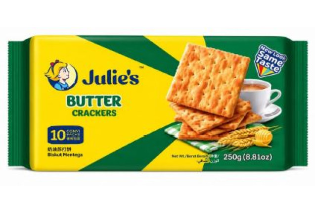 Julie's Butter Crackers (250g) x 24
