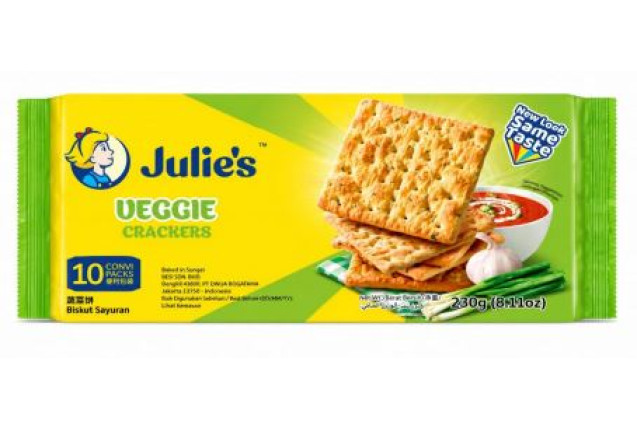 Julie's Veggie Crackers (230g) x 24