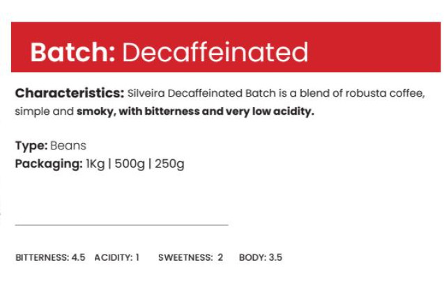 Decaffeinated Roasted Coffee (Whole Bean or Ground) - Supa 1200kg