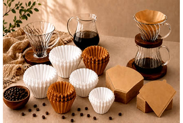 Coffee Filter Paper (Unbleached Pulp) - U103 Cone | 100pcs/Box