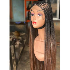 Braided Wig – Bone Straight