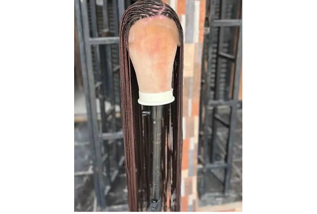 Braided Wig – Bone Straight