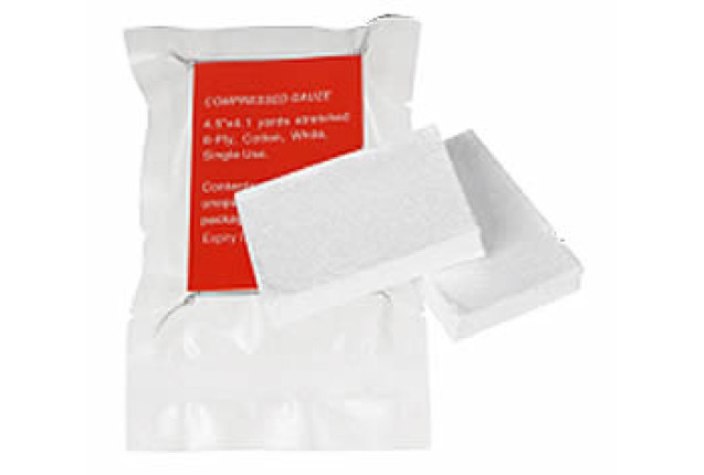 Compressed Gauze (4.5'' x 4.1Y 6PLY) - 200 Bags x 10