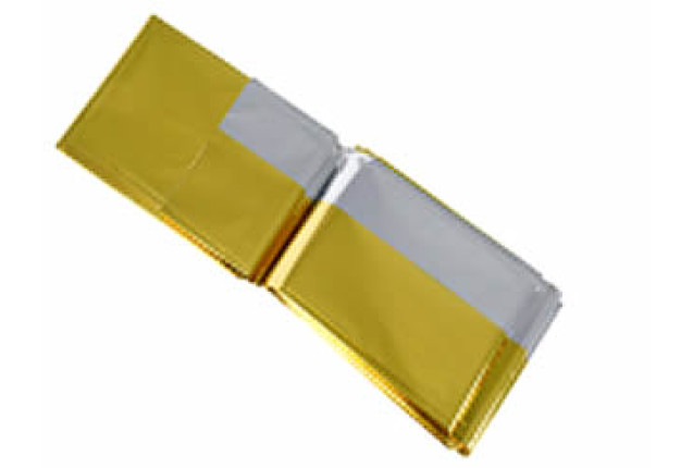 Emergency Blanket (Golder/Silver 160cm x 210cm) - 200 Bags x 25