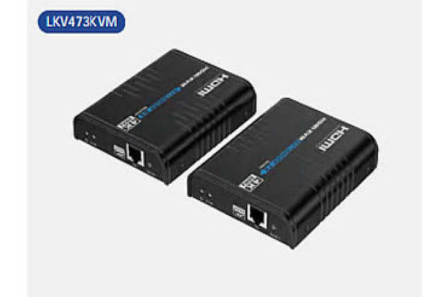 Matrix Extender Over Cat Cable - 2/4 | 4K@60Hz over IP KVM Extender Touch Screen Support (LKV473KVM)