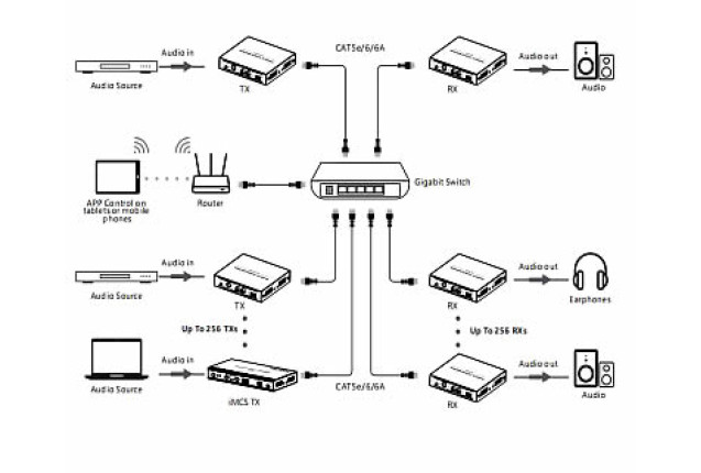 Matrix Extender (Model iMMS-Audio-RX)