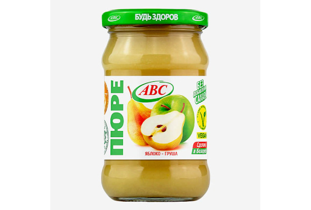 Sterilized Apple and Pear Puree (450g) x 6