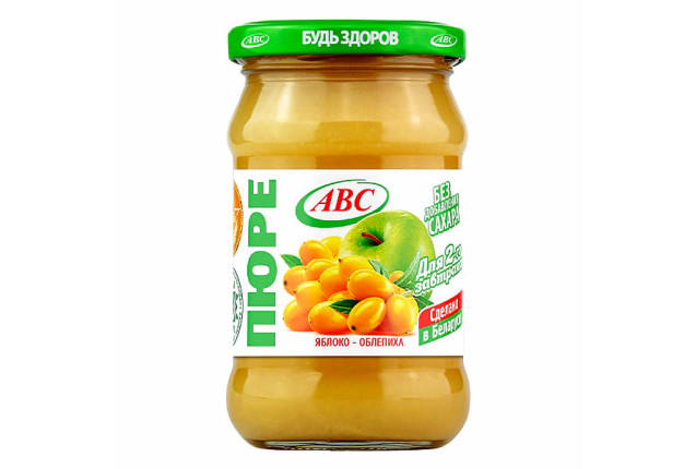 Sterilized Apple-Sea Buckthorn Puree (280g) x 12
