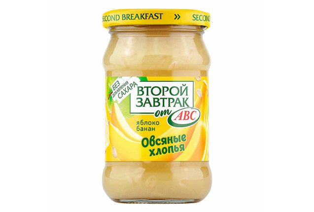 Apple-Banana Dessert with Oat Flakes  (300g) x 12