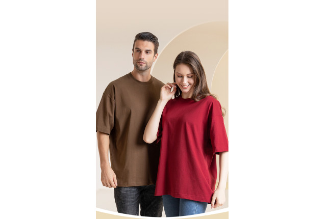 SN2276-320gsm Heavyweight Cotton Oversized Tee 100% Cotton Compact Siro-spun x 250