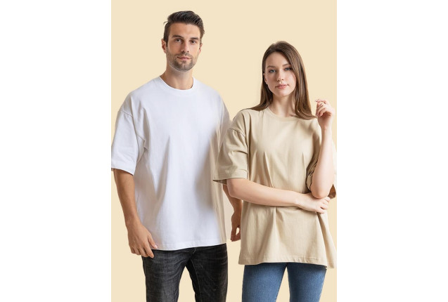 SN2276-320gsm Heavyweight Cotton Oversized Tee 100% Cotton Compact Siro-spun x 250