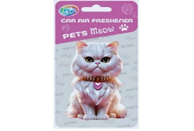 AIRGUT Pets Car Air Freshener Meow (16 Boxes) x 24