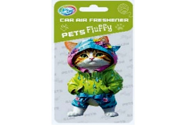AIRGUT Pets Car Air Freshener Fluffy (16 Boxes) x 24