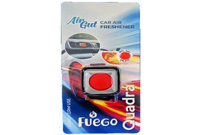 AIRGUT Quadra Car Air Freshener - FUEGO (6 Boxes) x 24