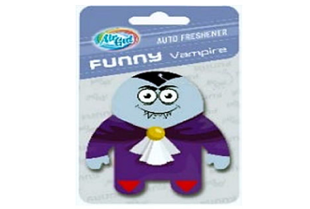 AIRGUT Funny Car Air Freshener Vampire (16 Boxes) x 24